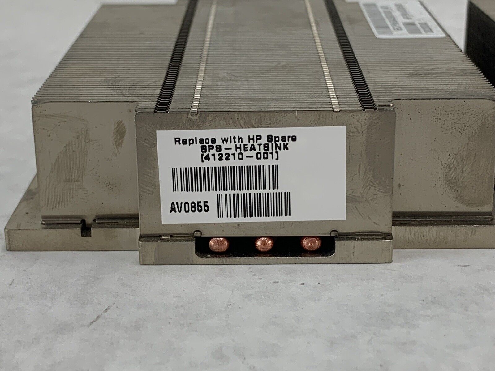 HP 412210-001 HP Server Heatsink for Proliant DL360 DL165 G5 Lot of (2)
