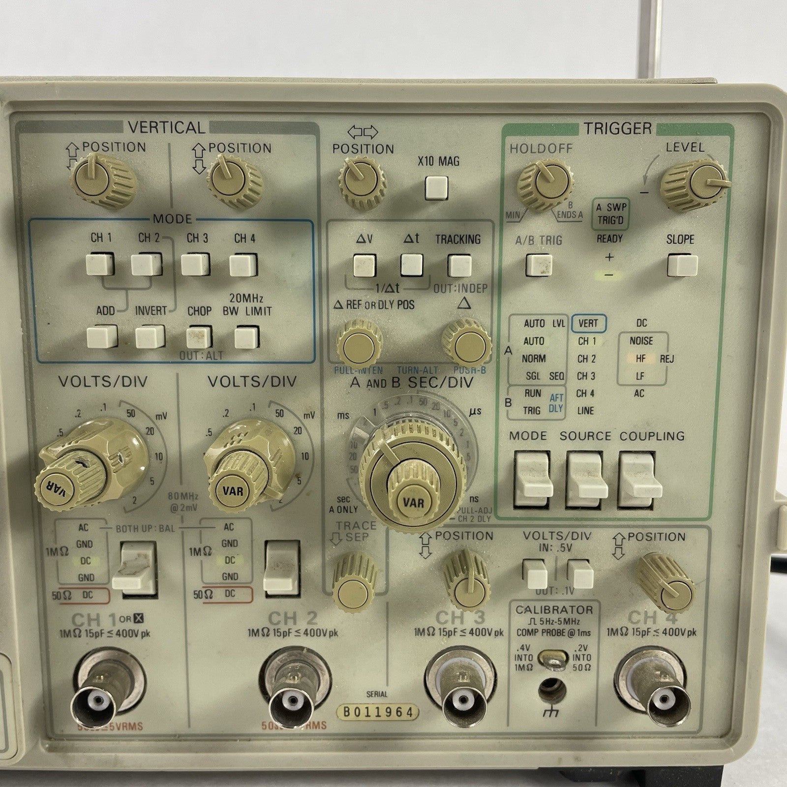 Tektronix 2445 150MHz 4-Channel Analog Oscilloscope