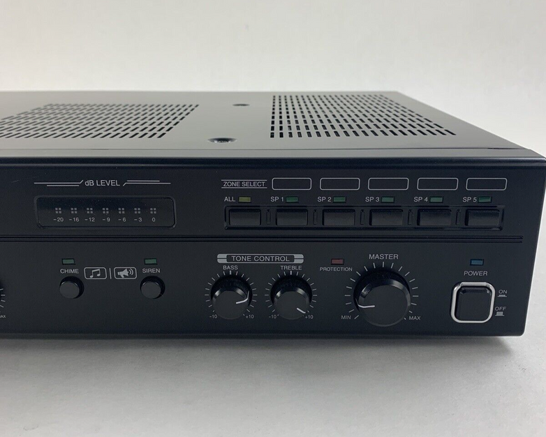 InterM PA-240 PA Mixing Amplifier No Output XLR Inputs 4-6 Parts or Repair
