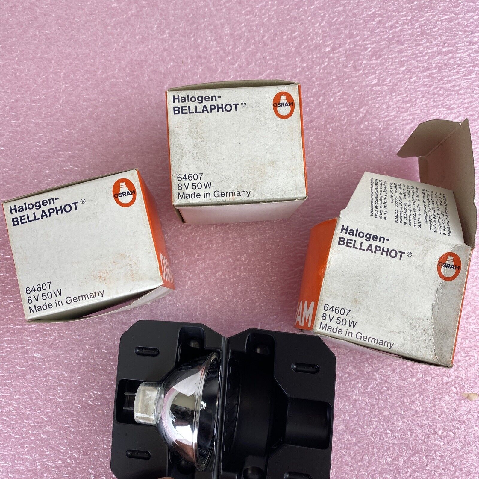 Osram microscope bulb 64607 EFM 8V50W GZ6.35 MK3 microplate reader light Lot 3