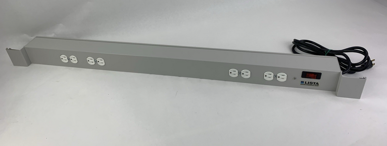 Lista LR51943 Series 8000 Workbench Power Strip 125V 15A 1875W - Outlets Tested