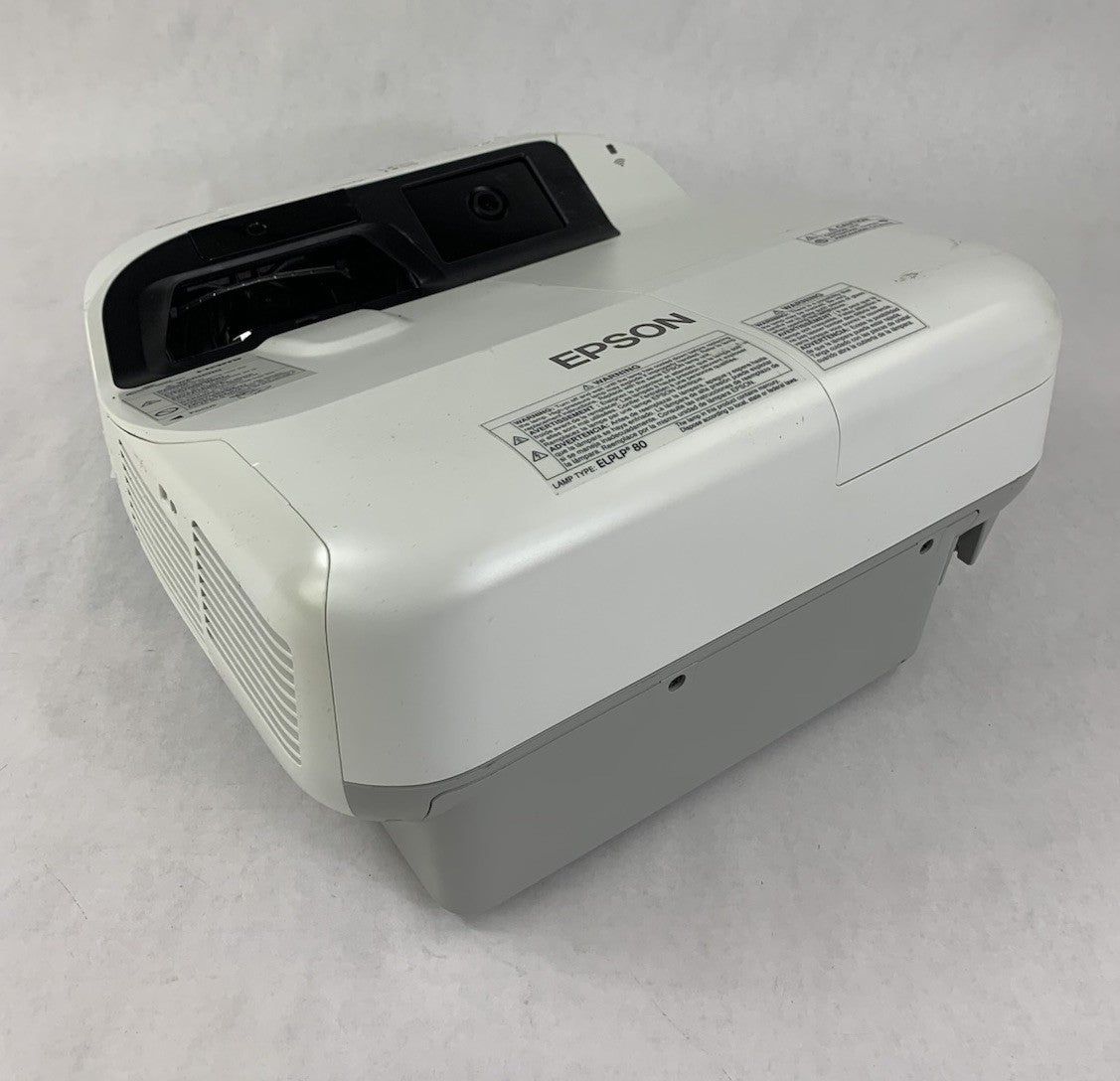 Epson BrightLink 595Wi H599A LCD Lamp Projector 466 Lamp Hours - No Remote0