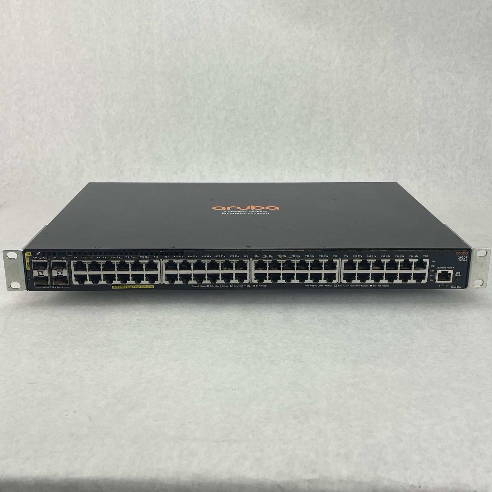 HP JL260A 2930F Aruba Gigabit Switch 48x RJ45 & 4x SFP Ports Tested & Reset1