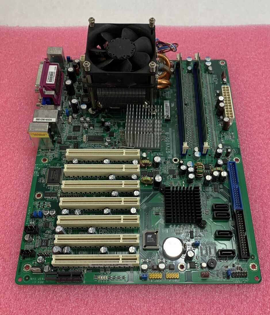 DFI G7V600-B Motherboard Intel Pentium 4 3.4GHz 1GB RAM w/Shield