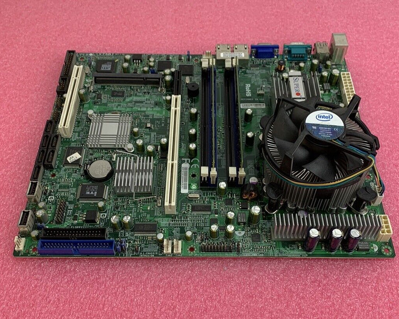 SuperMicro X7SBI Motherboard Intel Core 2 Quad Q6600 2.4GHz 4GB RAM w/ Shield