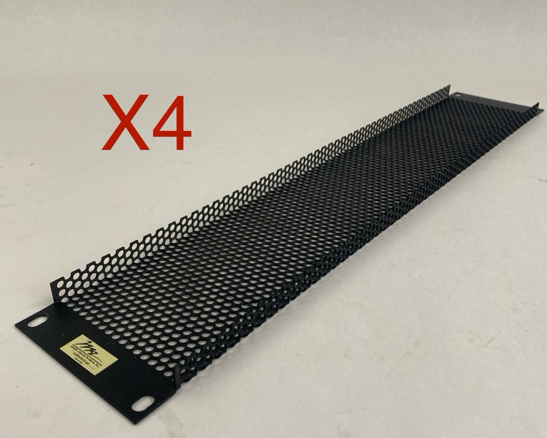 Middle Atlantic Products Vent Panels Rack Spaces 1/16" 19" Holes Lot of 4