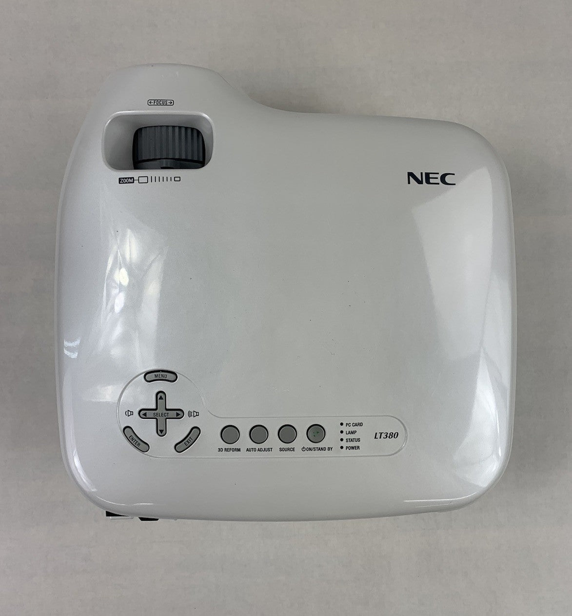 NEC LT380 LCD Projector - Parts or Repair Needs New Lamp