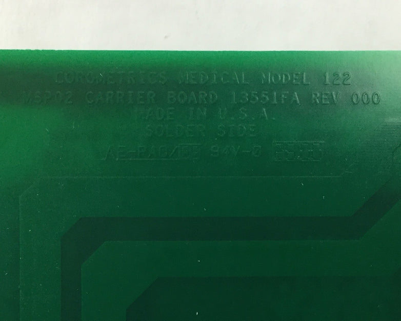Corometrics Medical Systems, Model 122 MSP02 Carrier Board