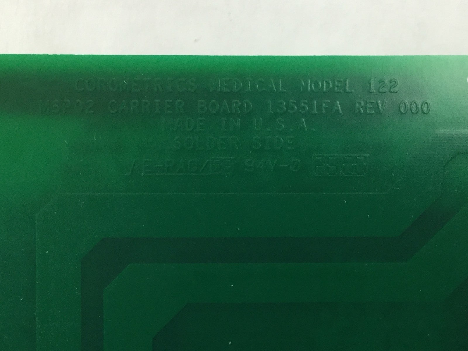 Corometrics Medical Systems, Model 122 MSP02 Carrier Board