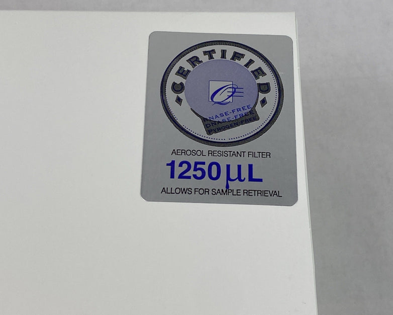 Fisherbrand 02-707-167 Aerosol Barrier Pipet Tips 1250µl Natural - 960 Tips