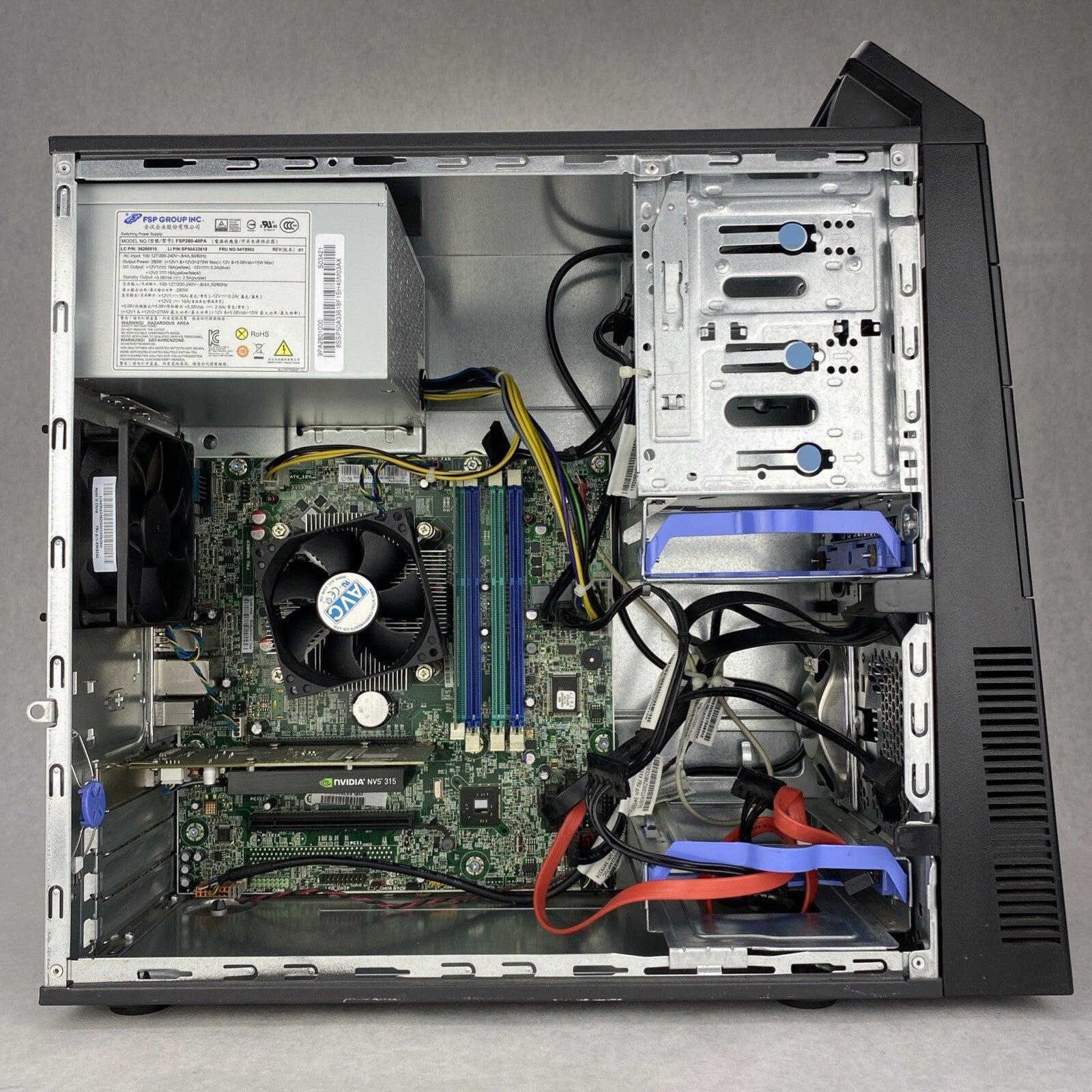 Lenovo M83 MT Intel Quad Core i7-4770 3.40GHz 4GB RAM No HDD No OS READ