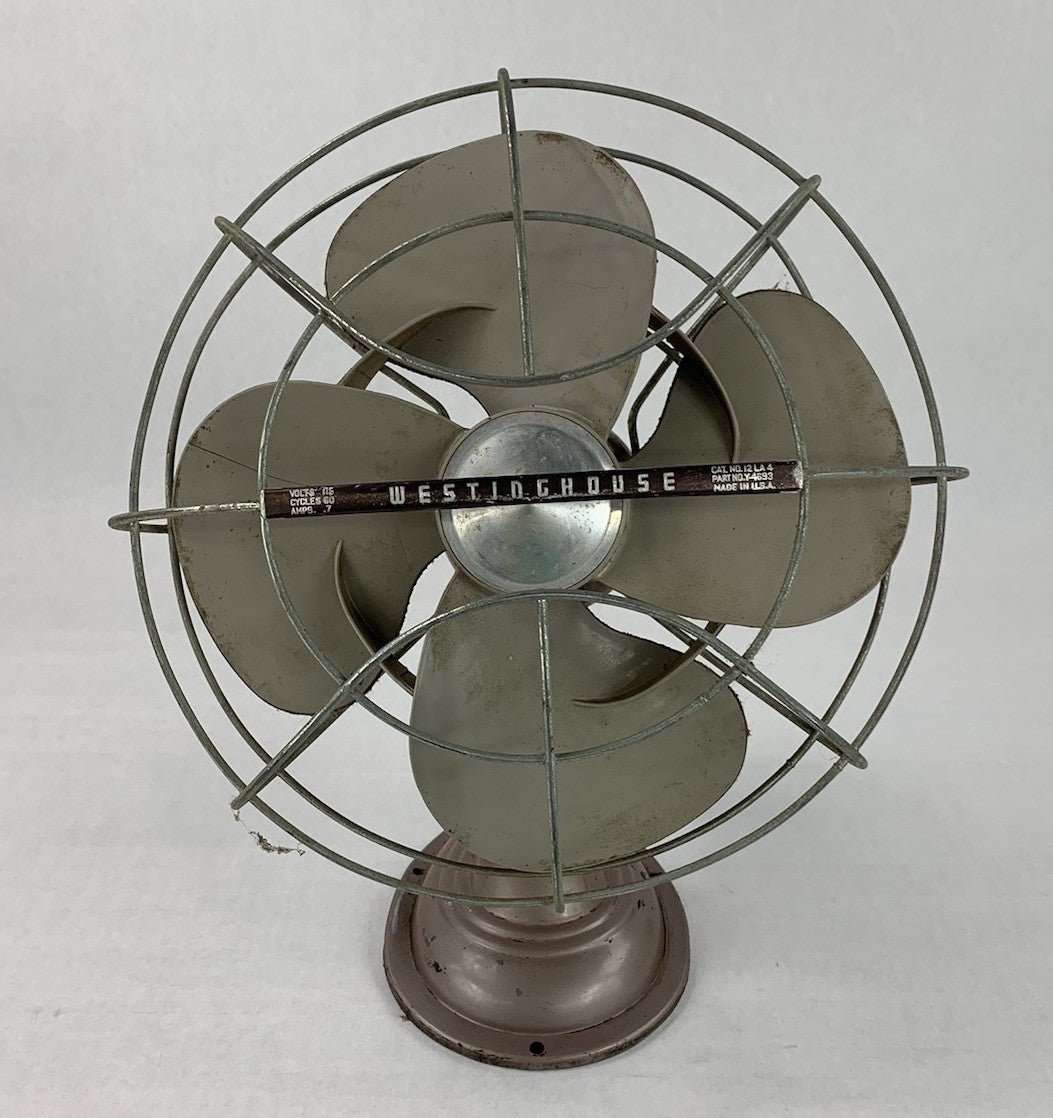 Westinghouse Y-4693 Vintage Desktop Fan - Parts or Repair