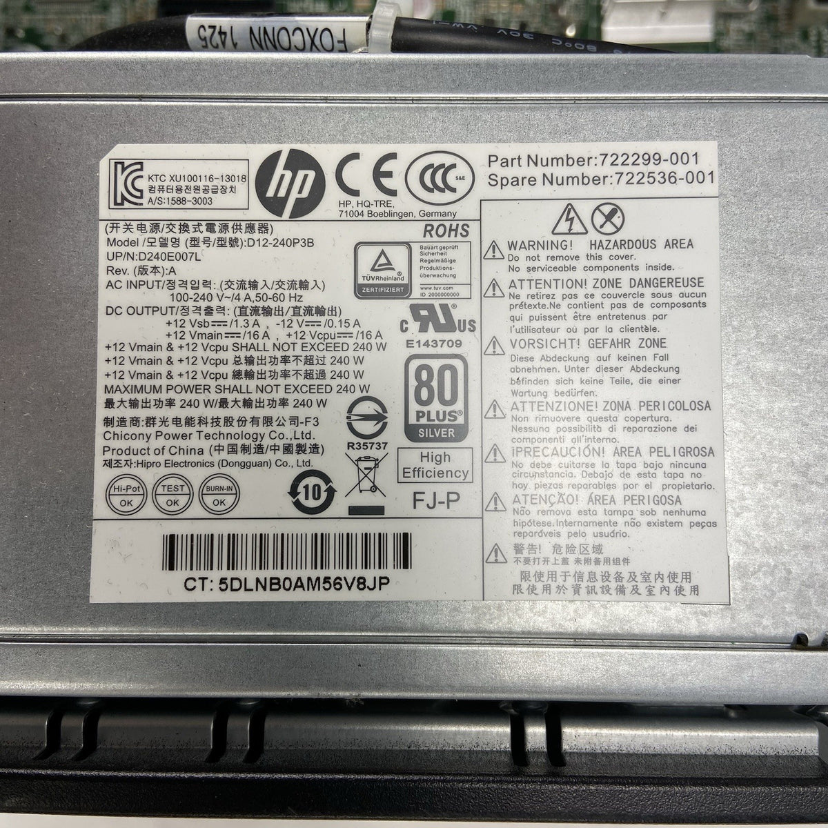 HP ProDesk 400 G1 SFF Intel Core i5-4590 3.3GHz 4GB RAM No HDD No OS10