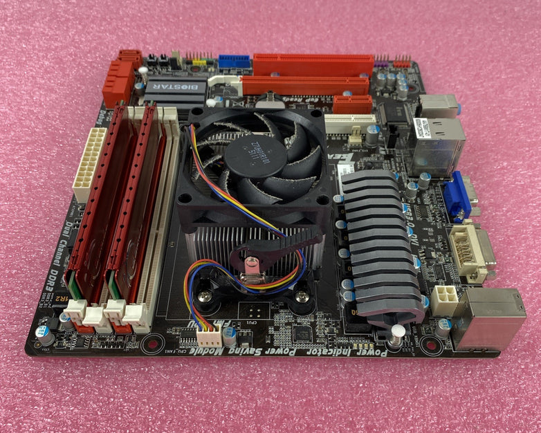 Biostat TA75M Motherboard AMD A8-3870 3.00 GHz 3GB RAM w/ Shield