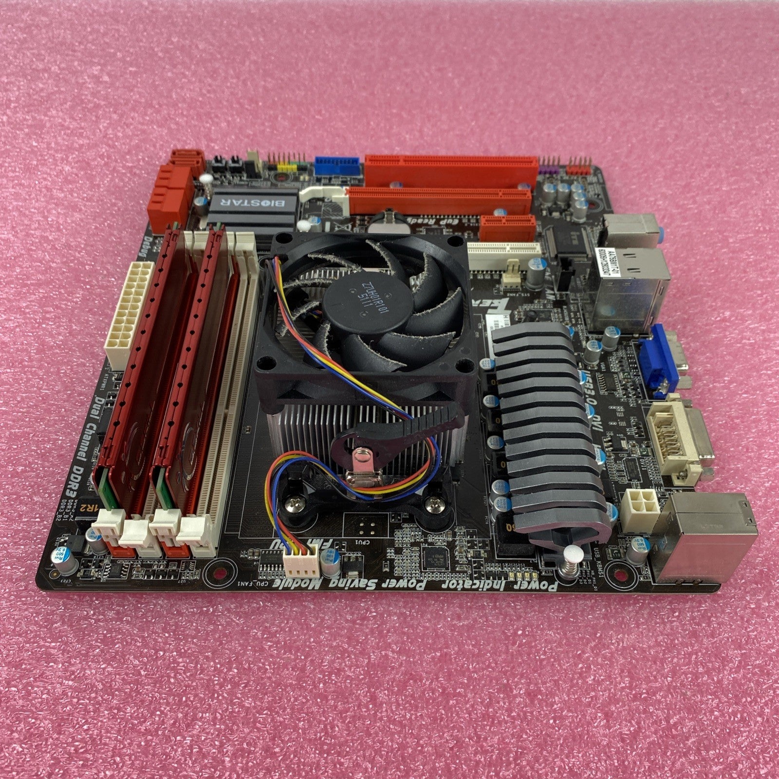 Biostat TA75M Motherboard AMD A8-3870 3.00 GHz 3GB RAM w/ Shield