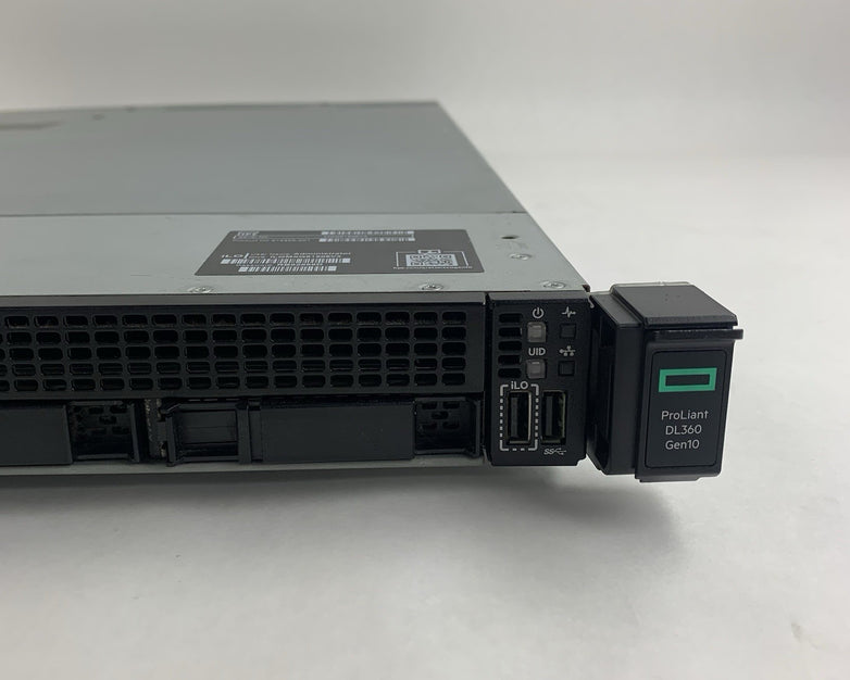 HP Proliant DL360 Gen10 Server 1x Silver 4112 2.1 GHz 16 GB Ram No OS No HDD