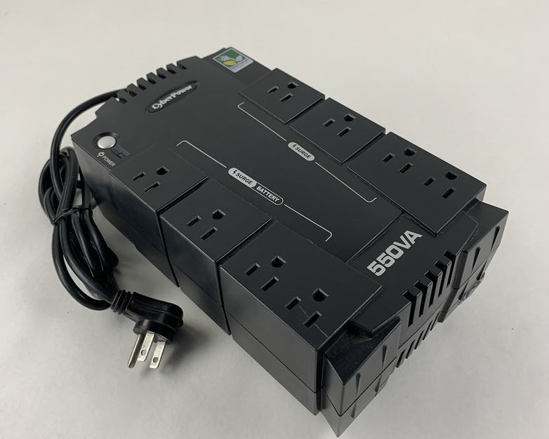 CyberPower CP550HGa Battery Backup Surge Protector 8 Outlets 550VA No Batts