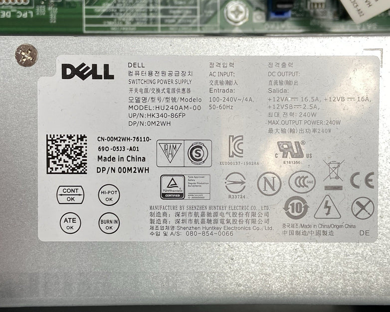 Dell Optiplex 3040 MT Intel Core i3-6100 3.7GHz 4GB RAM No HDD No OS