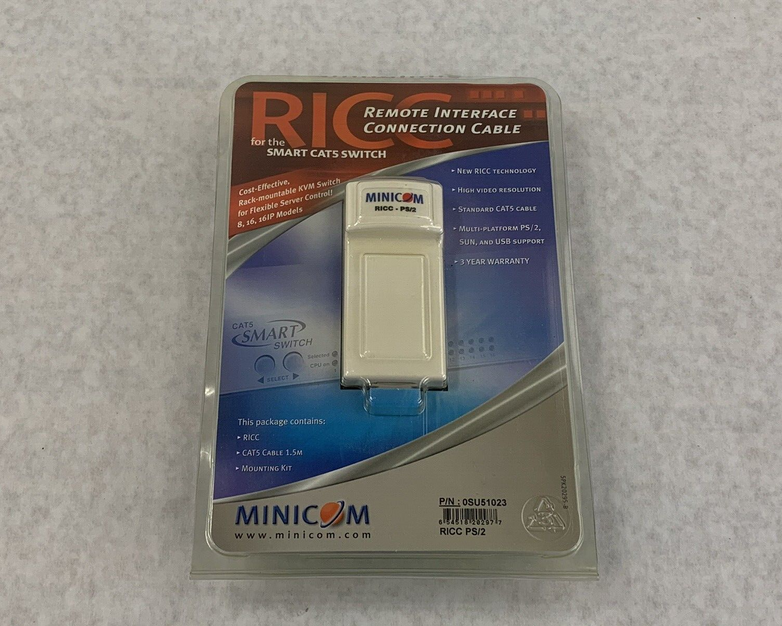 Minicom RICC PS/2 Remote Interface Connection Cable (KVM) 0SU51023