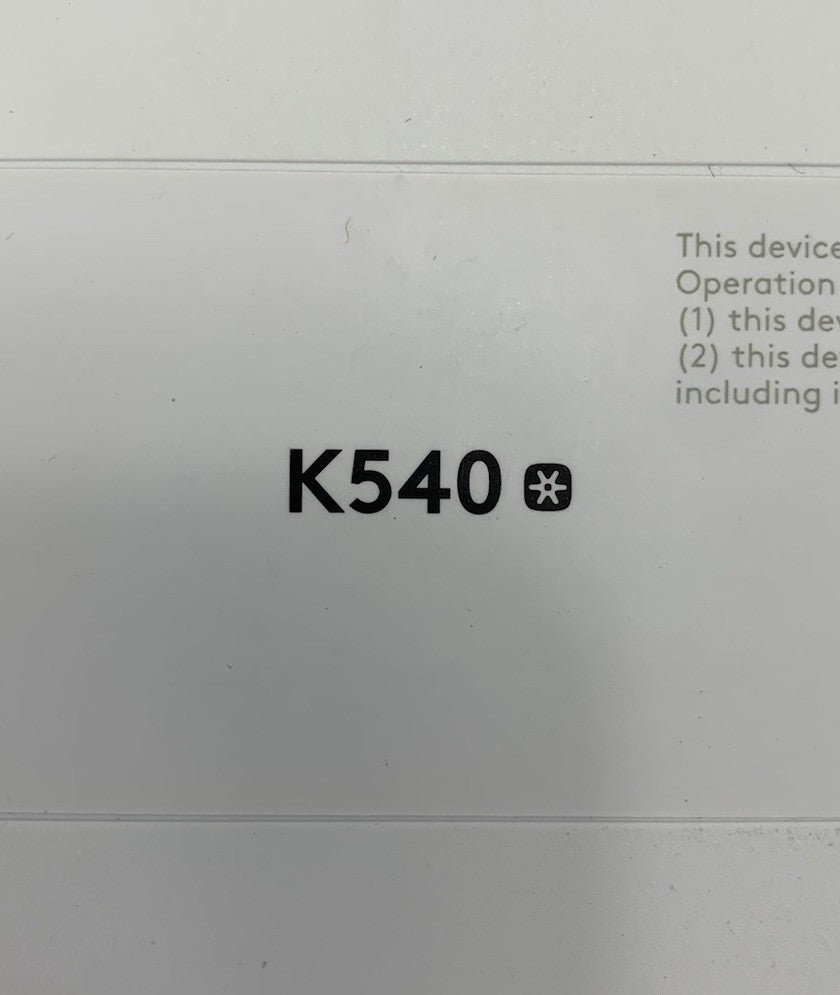 Logitech K540 Y-R0012A Wireless Keyboard No USB Dongle Power Tested - Lot of 9