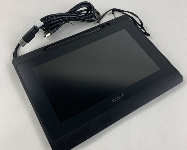 Wacom DTU-1141B 10.1" Full HD Digitizer Interactive Pen Display Tested W/ Stylus