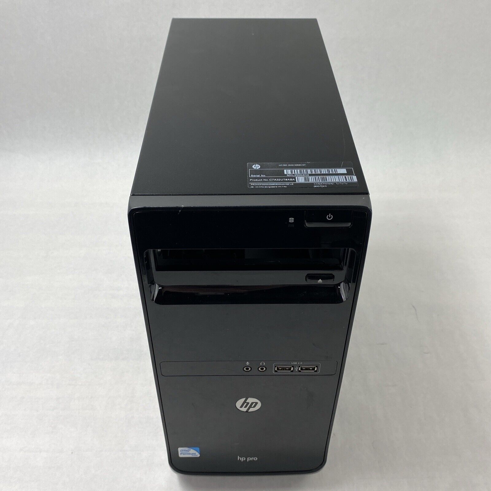 HP Pro 3500 MT Intel Pentium G860 3.00GHz 2GB RAM No HDD No OS