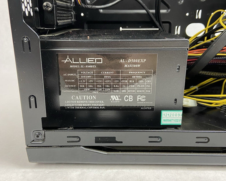 NZXT Phantom 410 Mid Tower Computer Case Allied AL-D500EXP 500W PSU LG UH12NS29