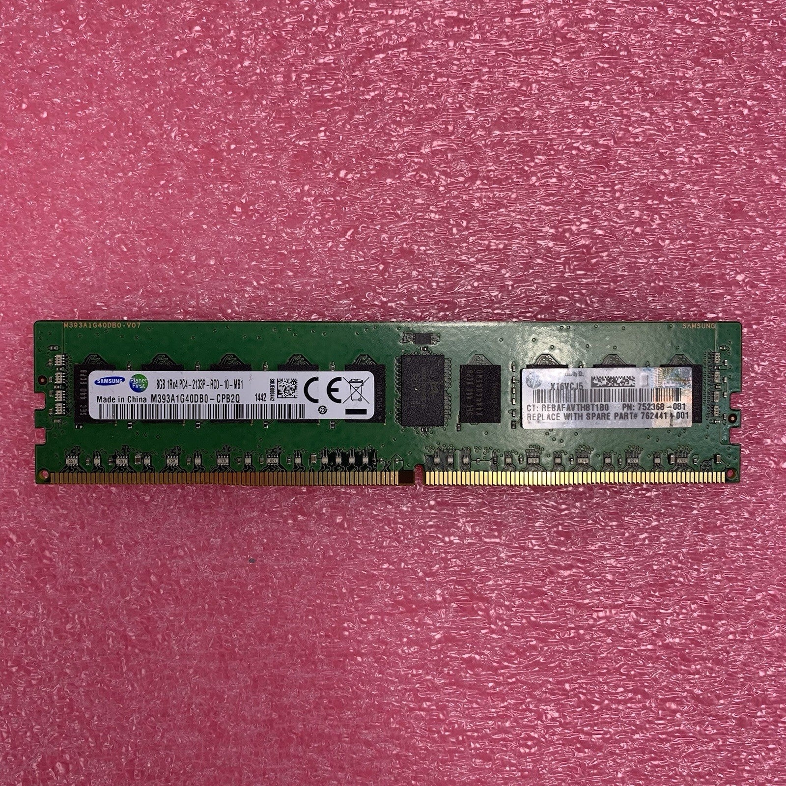 Samsung M393A1G40DB0-CPB2Q PC4-2133P-RC0-10-MB1 8GB 1Rx8 Desktop Memory RAM5