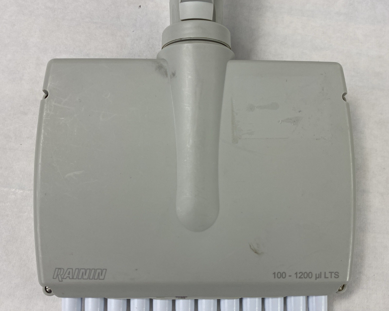Rainin EDP3-Plus 100-1200 uL LTS 12-Channel Digital Pipette No Battery Untested