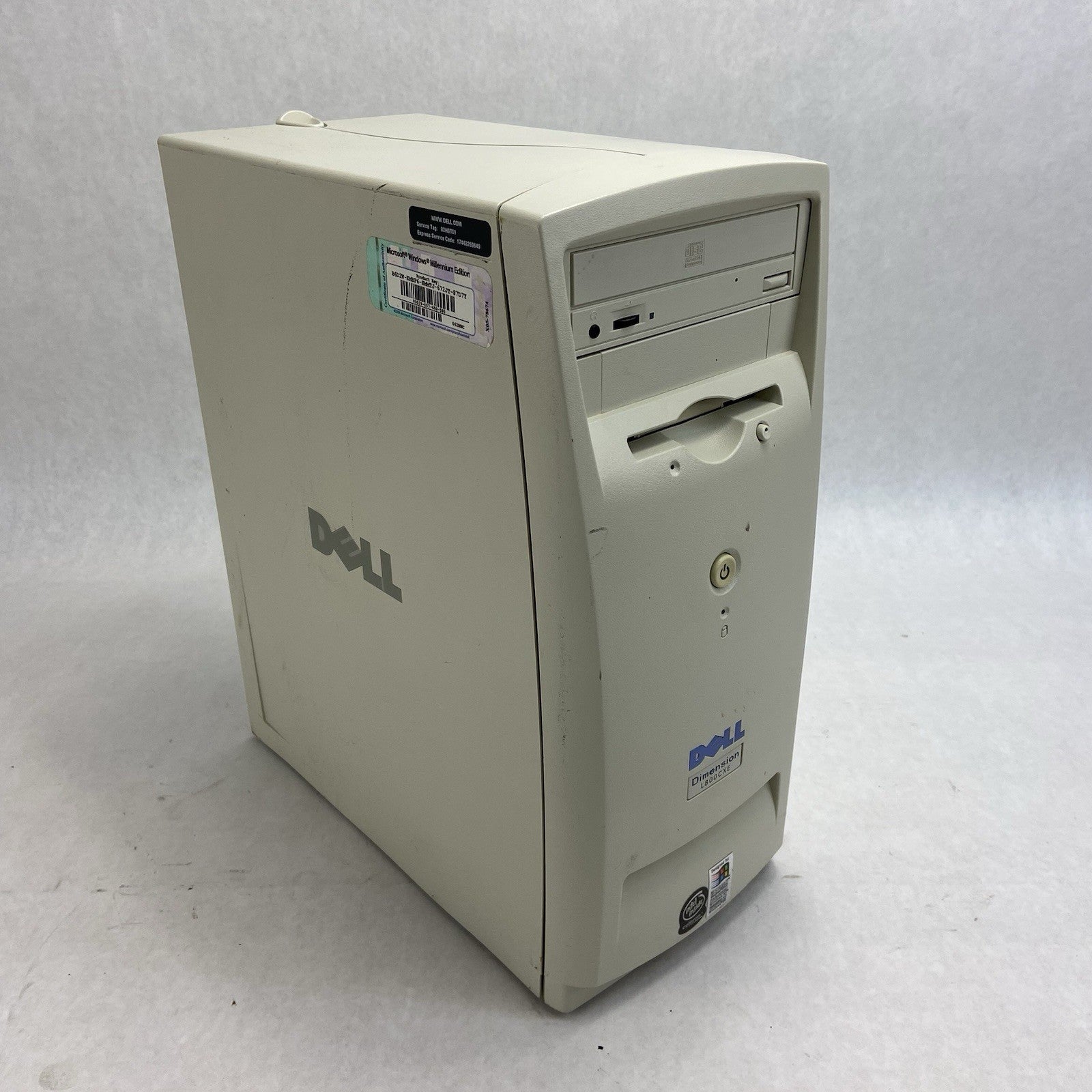 Dell Dimension L800CXE MT Intel Celeron w/SSE 800MHz 128MB RAM No HDD No OS0