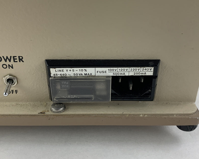 Eberline Micro Processor Test Bed With Corcom 6J4 6A - For Parts Or Repair