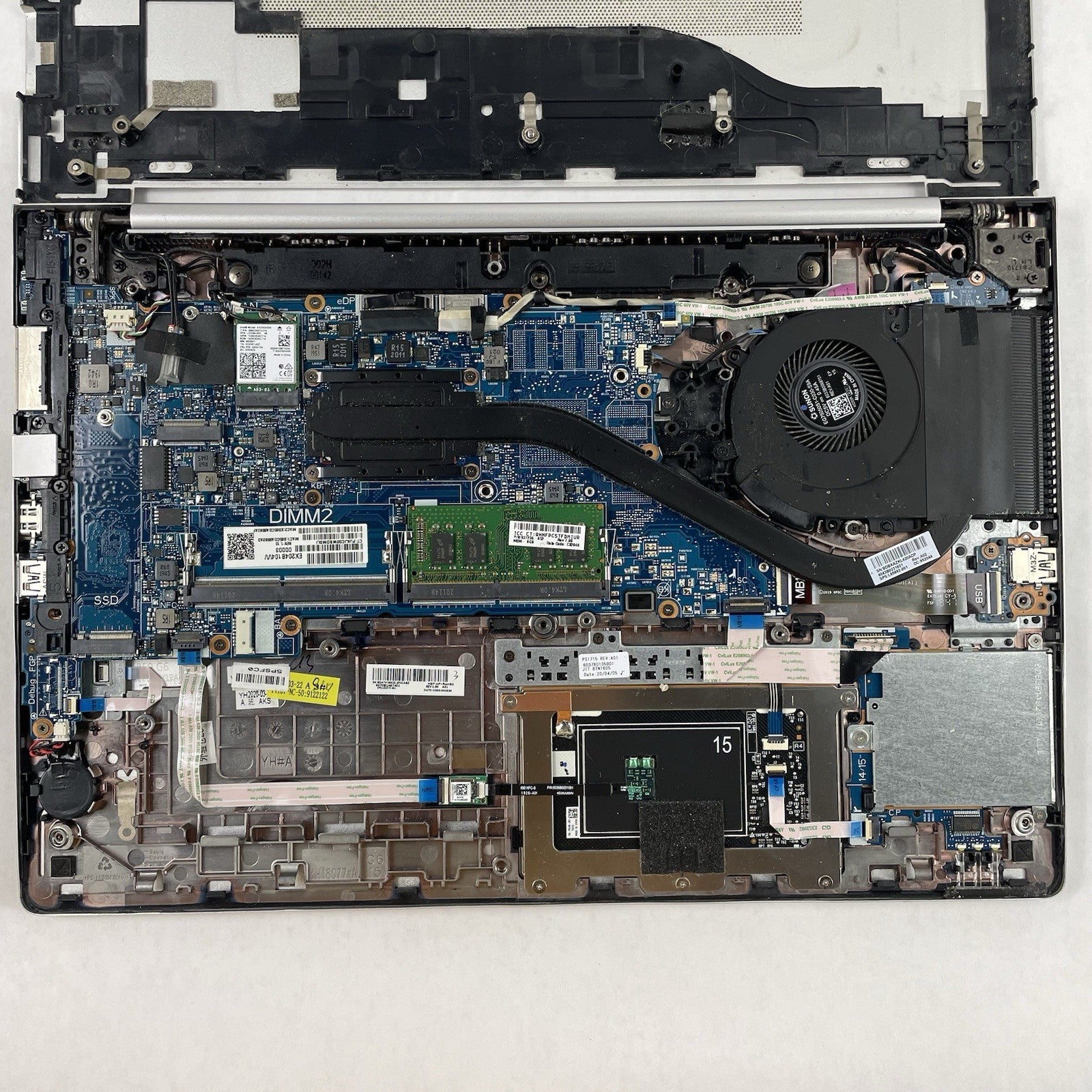 HP EliteBook 850 G6 15.6" i5-8365U 1.60 GHz 8 GB RAM No SSD/OS/AC/Batt18