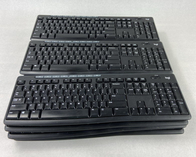 Lot of 15 Logitech K270 Wireless Keyboards  - Dongles Included -  Needs Pairing