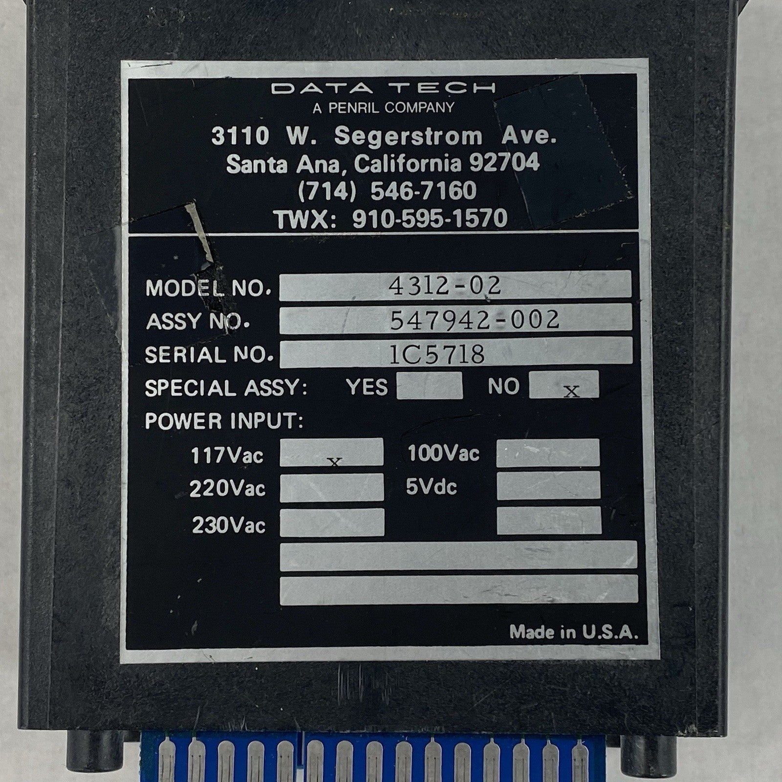 Data Tech 4312-02 Centigrade Temperature Meter