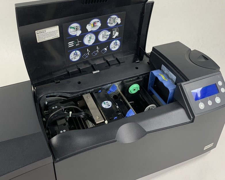 Fargo DTC550 ID Badge Card Printer - Partially Tested