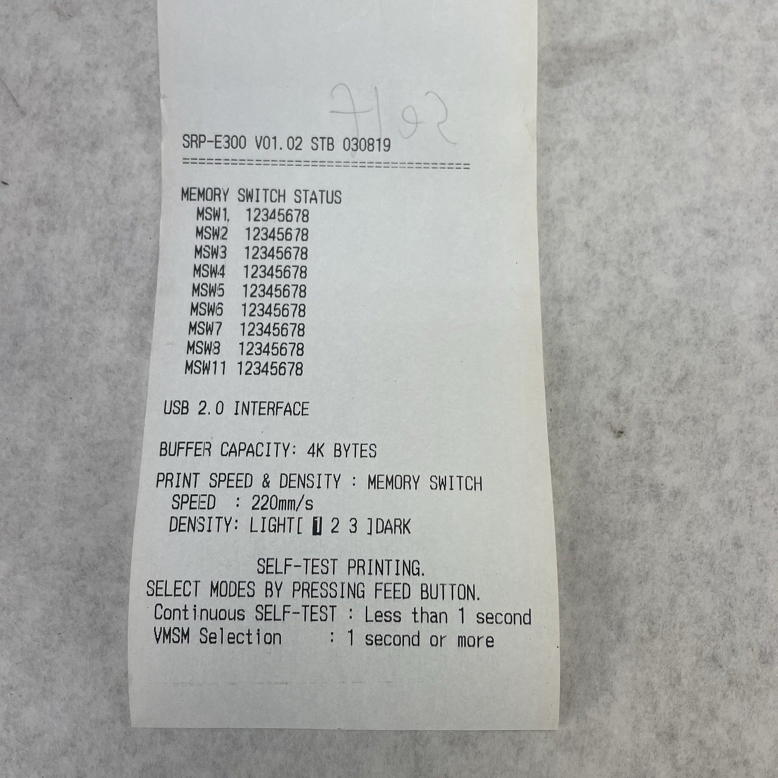 Bixolon SRP-E300 Missing Dead Pixels On Print Head Tested For Parts8
