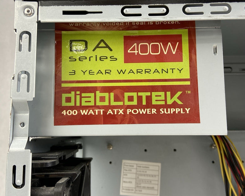 Ultra X-Blaster ATX Mid Tower Computer Case Diaboltek 400W PSU