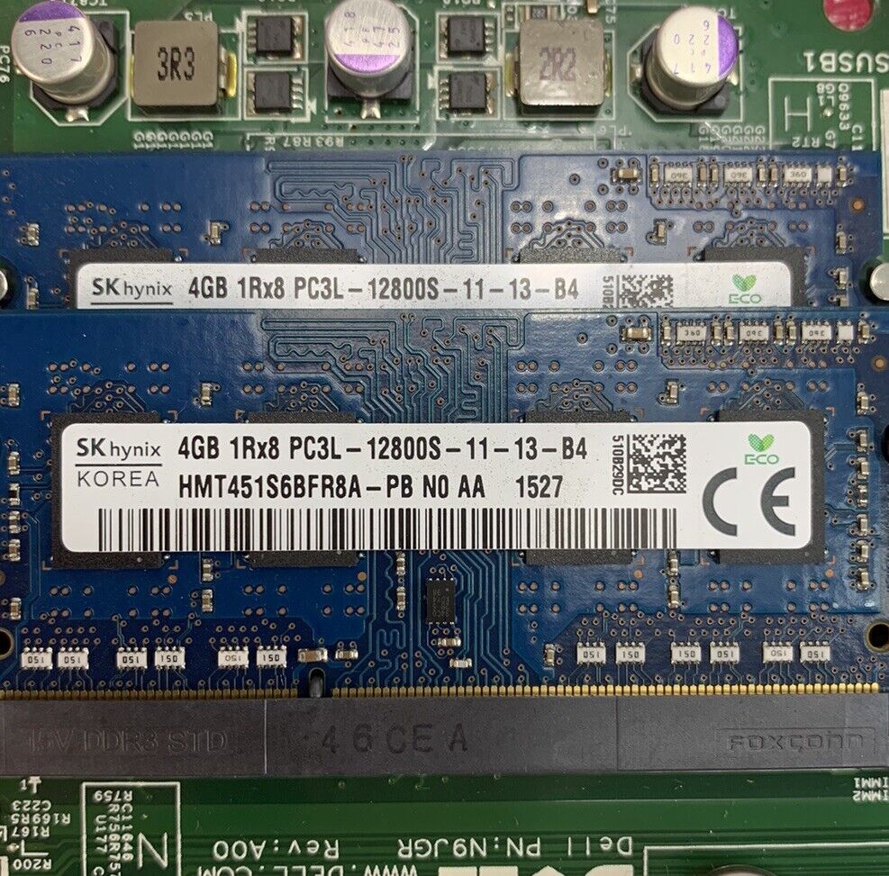Dell Optiplex 3020M Motherboard Intel Core i3-4150T 3GHz 8GB RAM