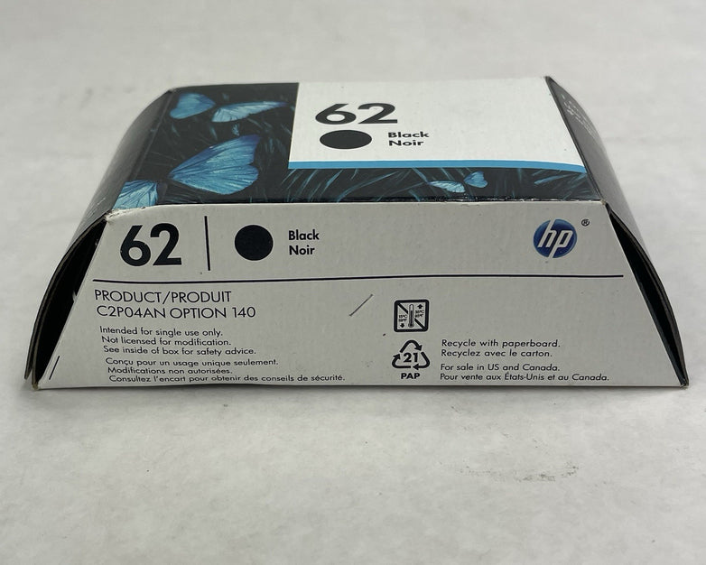 HP C2P04AN  Ink Cartridge Black Noir 62 Office Jet & Envy