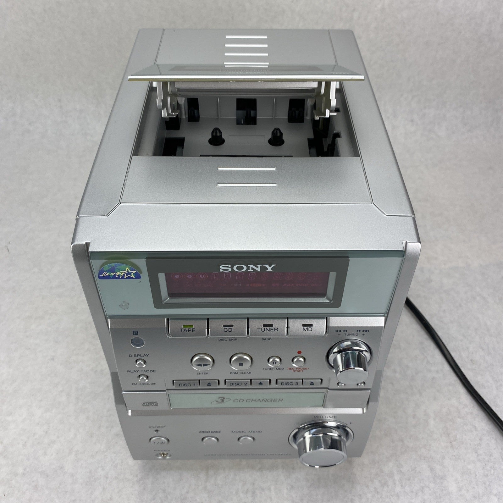 Sony CMT-EP707 Hi-Fi CD Changer And Tape Deck With Speakers - Parts or Repair7