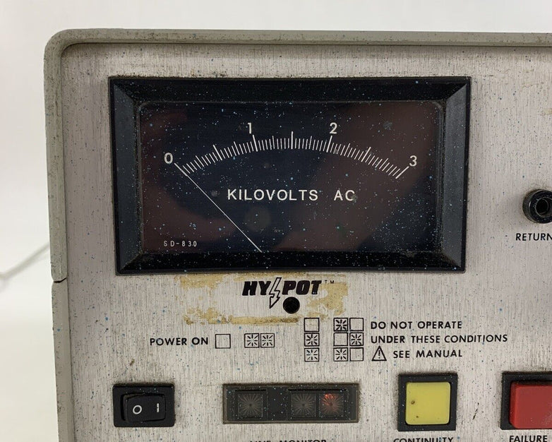 Associated Research 4040AT AC/DC Hypot Ground Continuity Test Set Power Tested