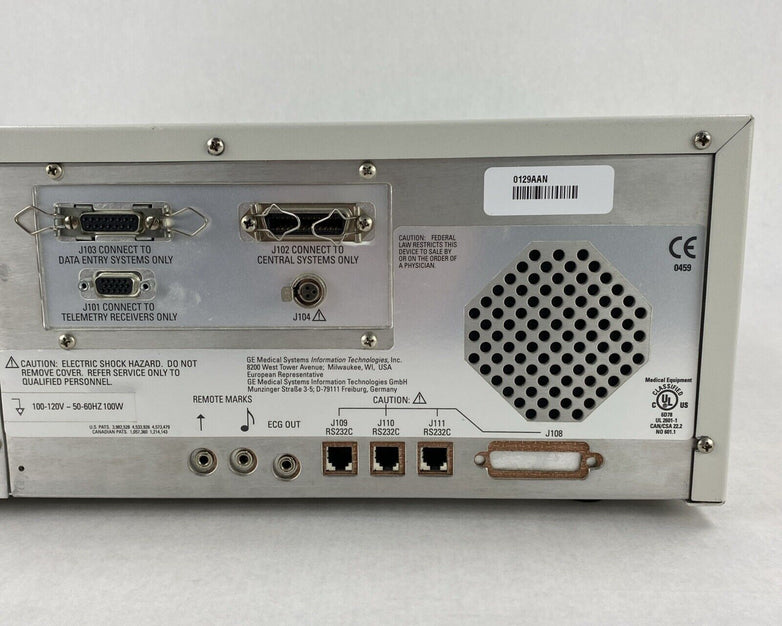 GE 0129 Corometrics 120 Series Maternal Fetal Monitor