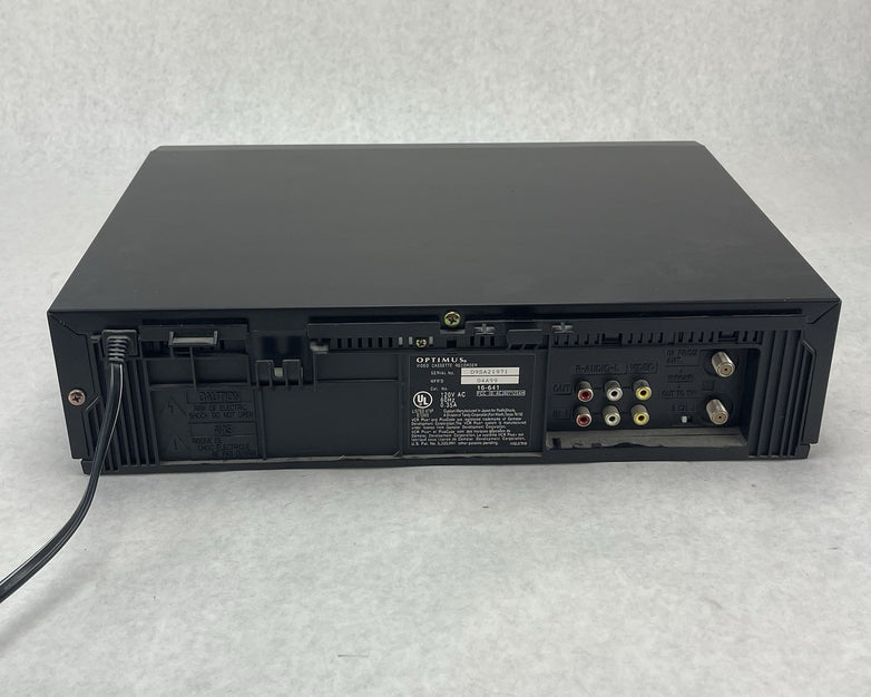 Optimus 201 VCR 4-Head HiFi VHS Player Recorder No Remote Tested