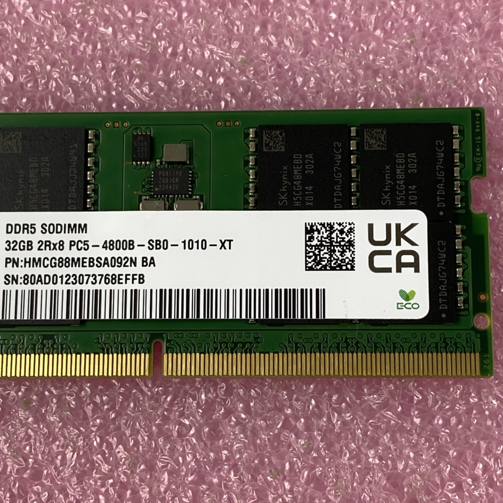 SK Hynix HMCG88MEBSA092N BA 32 GB 2Rx4 PC4-2666V DDR4 Server Ram Memory4