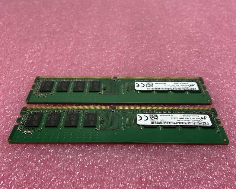 Micron 8GB DDR4 PC4 2400MHz Desktop RAM Memory Module MTA8ATF1G64AZ-2G3B1 16GB K