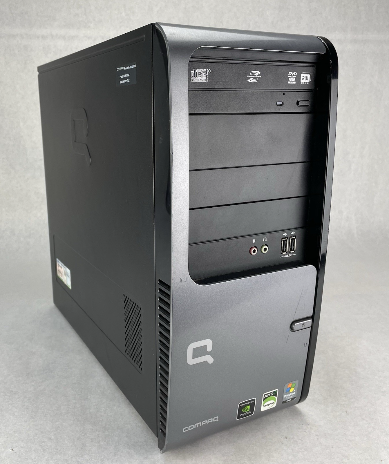 Compaq Presario SR5000 AMD Sempron 3600 2 GHz 1 GB Ram DVD-RW No HDD No OS
