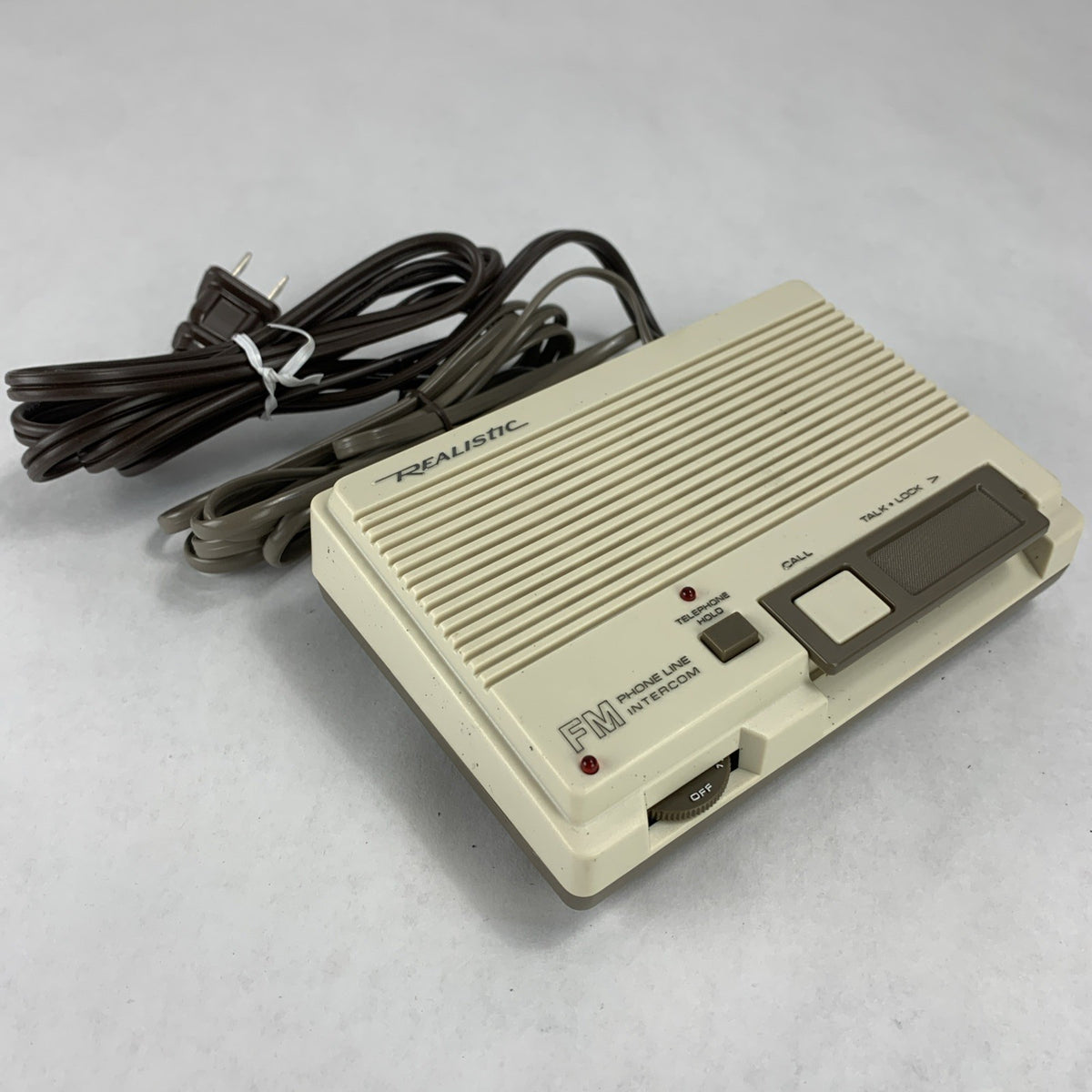 Vintage Realistic 2-Station FM phone-line Intercom System 43-206A0