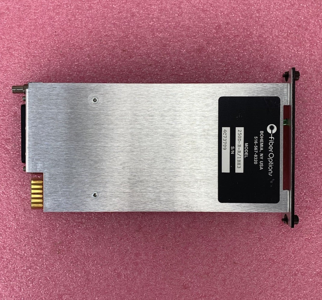 Fiber Options 250D-R-R/1BX3 Fiber Optic RX Receiver Card - Untested6