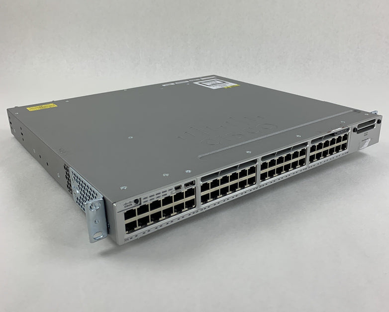 Cisco WS-C3850-48P-S 48 Port POE+  Tested Reset Gigabit Switch 1x Power Supply