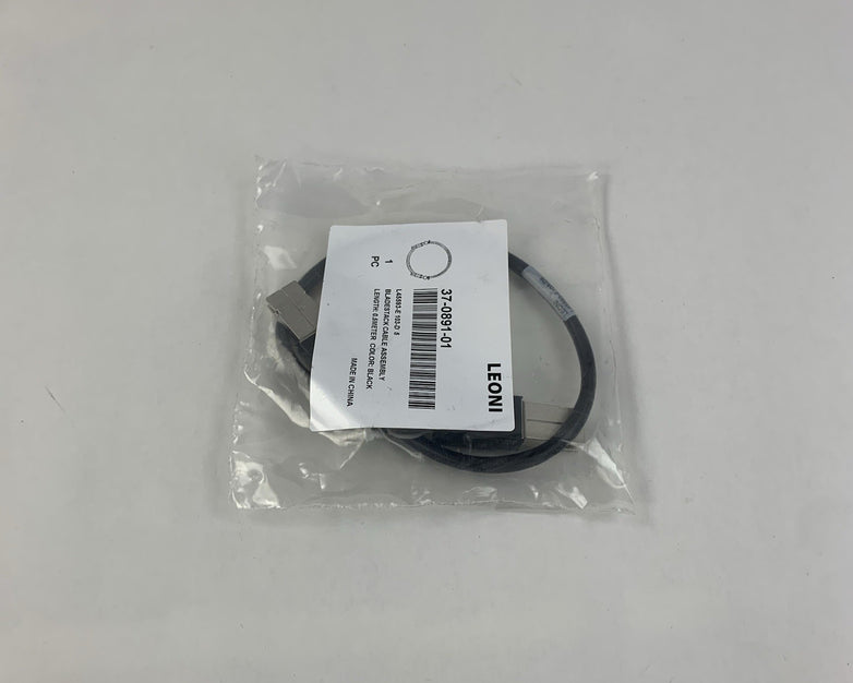Leoni 37-0891-01 Bladestack Cable Assembly 0.5M Black - New - Lot of 7